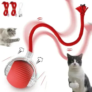 Automated Cat Fun: Interactive Rolling Ball Toy