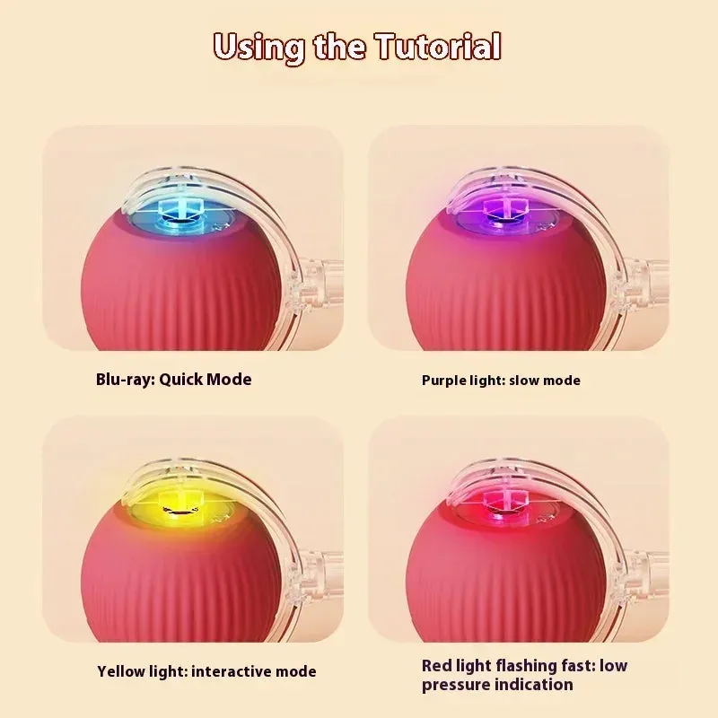 Automated Cat Fun: Interactive Rolling Ball Toy