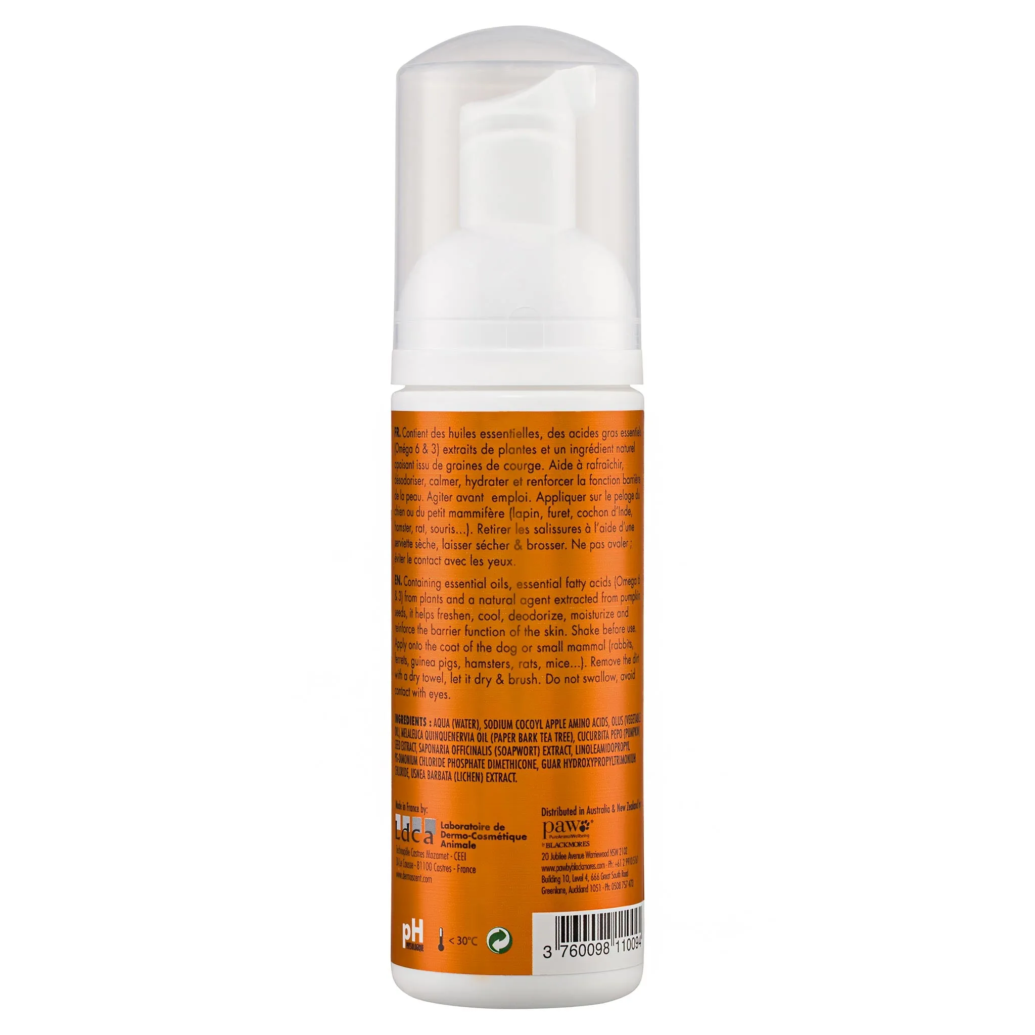 Dermoscent Essential Mousse No Rinse Cleanser for Dogs 150mL