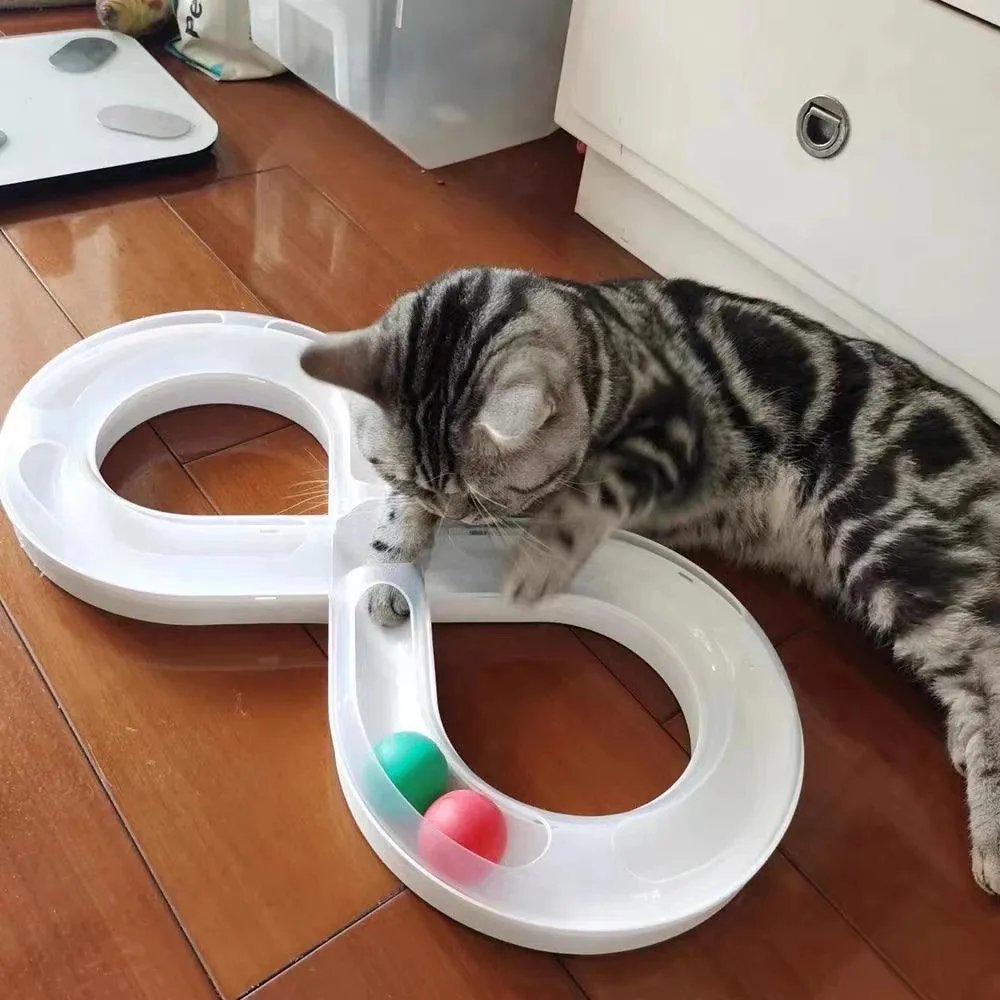 Eight Track Cat Tunnel Toy