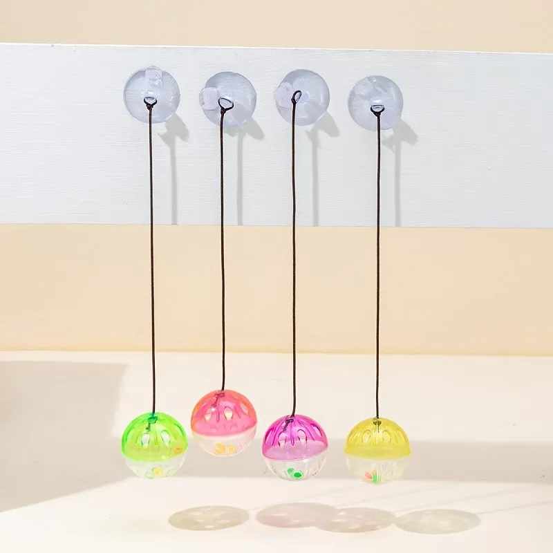 Entertain Your Cat with Lizard Bell Balls and Suction Cups