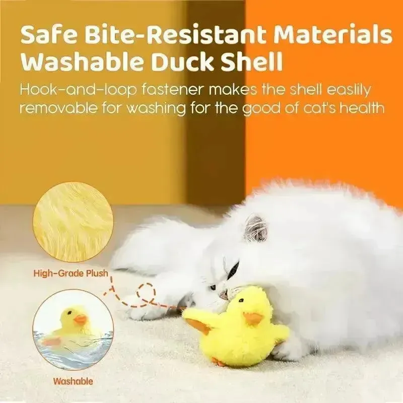 Flappy Duck Interactive Electric Cat Toy