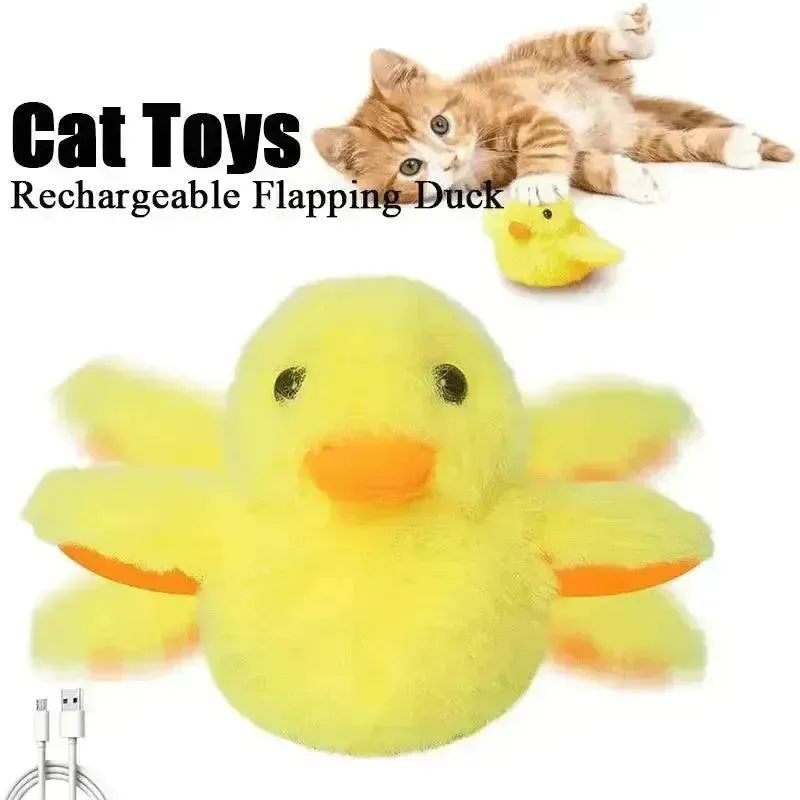 Flappy Duck Interactive Electric Cat Toy