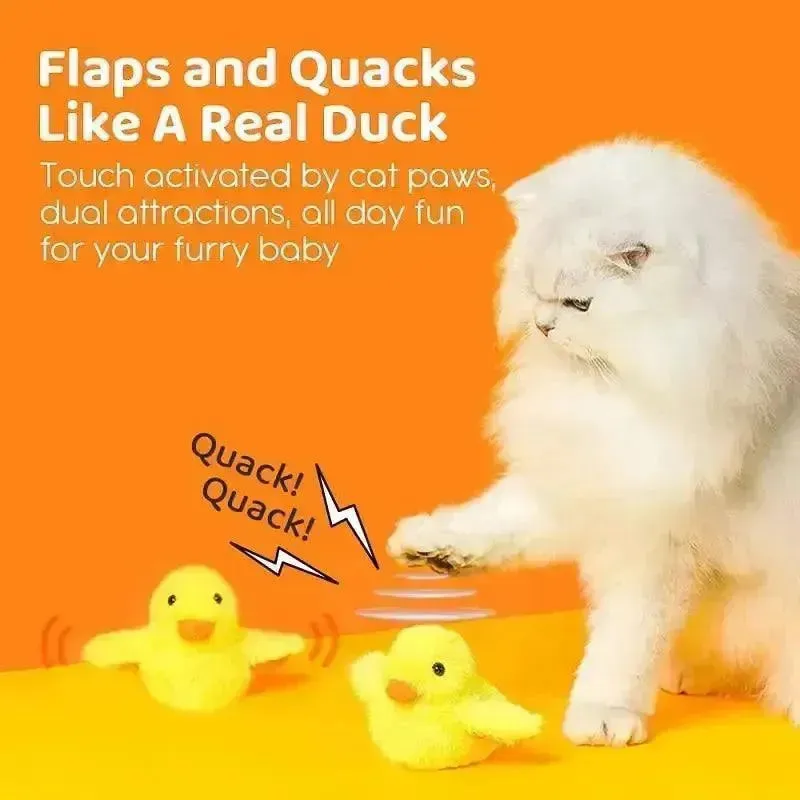 Flappy Duck Interactive Electric Cat Toy