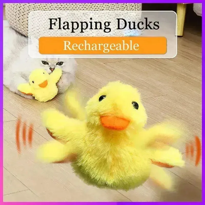 Flappy Duck Interactive Electric Cat Toy