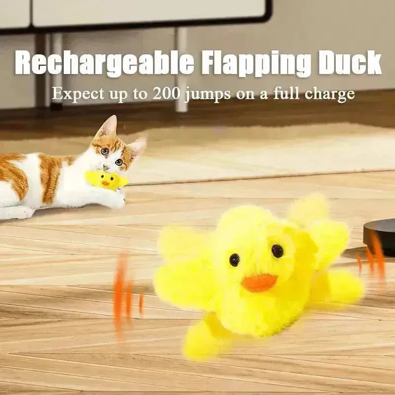Flappy Duck Interactive Electric Cat Toy