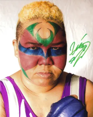 Highspots - Aja Kong "Close Up" Hand Signed 8x10 Photo *inc COA*