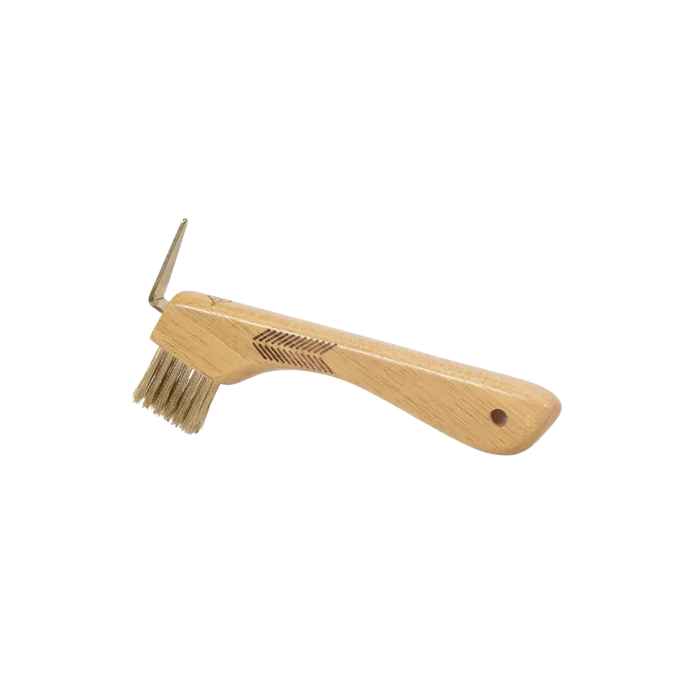 Hoof Pick with Metal Bristles
