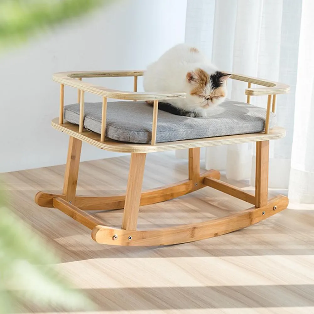 INSTACHEW Rockaby Pet Bed - Comfy and Portable Kitten Couch Soft Touch