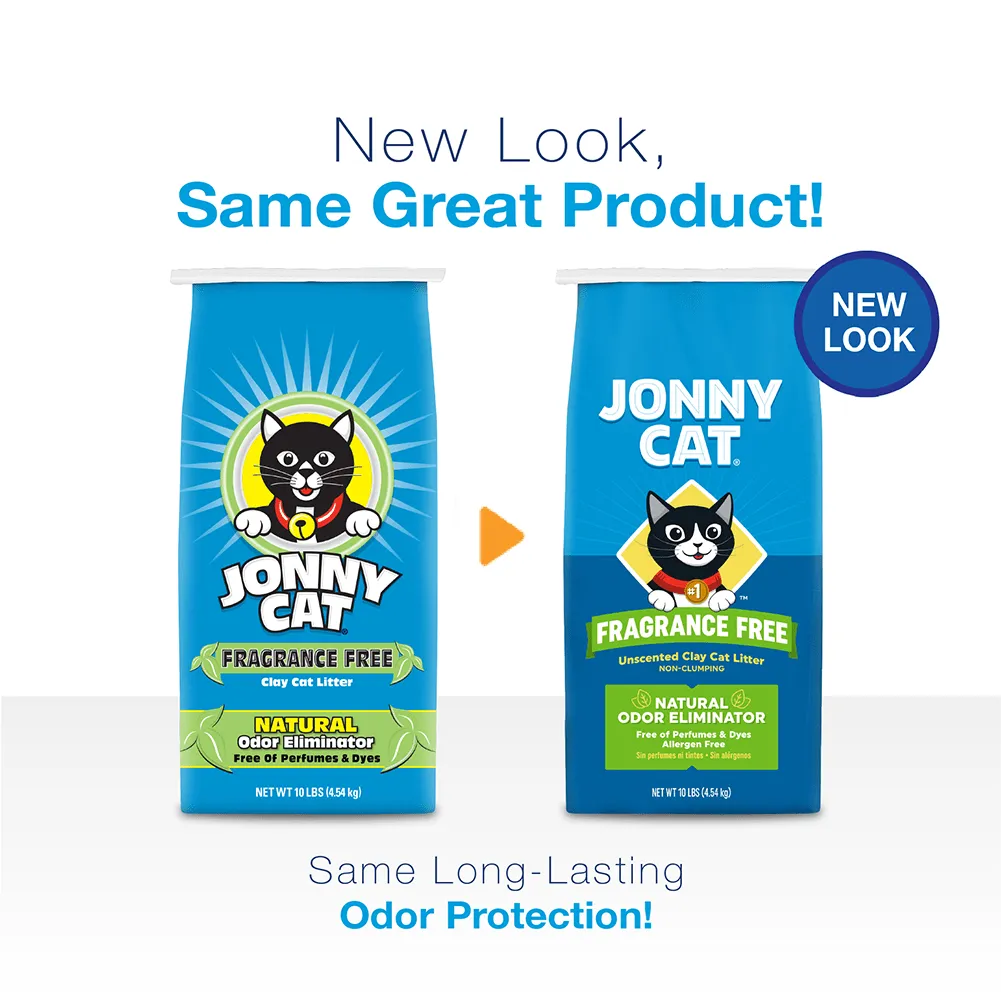 Jonny Cat Fragrance Free Unscented Clay Cat litter