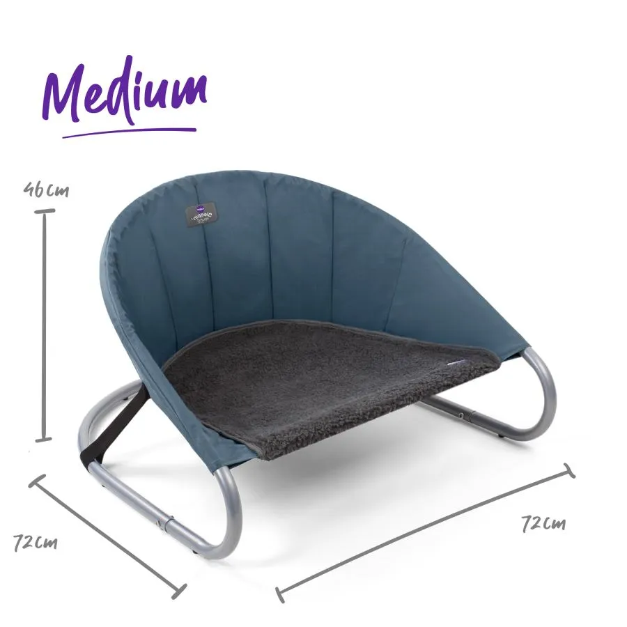 Kazoo Sleepin Round Pet Bed Cobalt