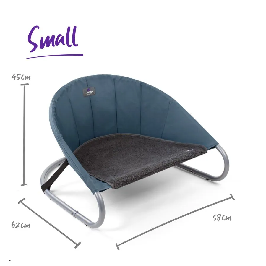 Kazoo Sleepin Round Pet Bed Cobalt