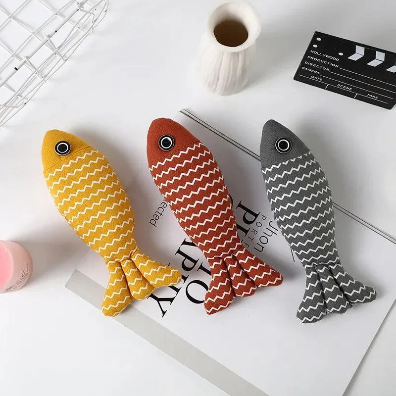 Linen Catch Fish Toy