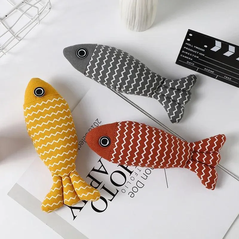 Linen Catch Fish Toy