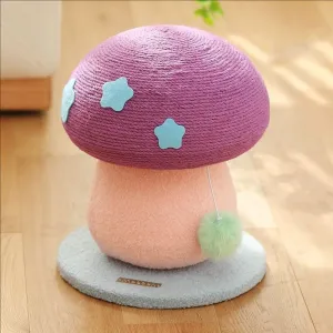 MADDEN Purple Mushroom Cat Scratcher