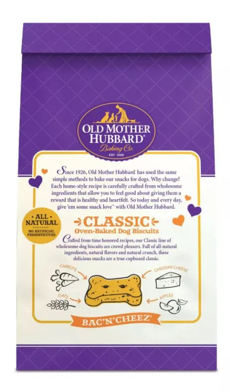 Old Mother Hubbard Crunchy Classic Bac'N'Cheez Oven Baked Dog Biscuits - Small - 20 oz. Bag
