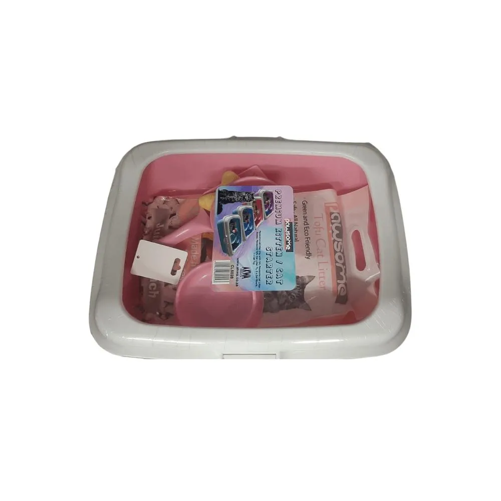 Pawsome Premium Kitten Various Colors Cat Starter Kit