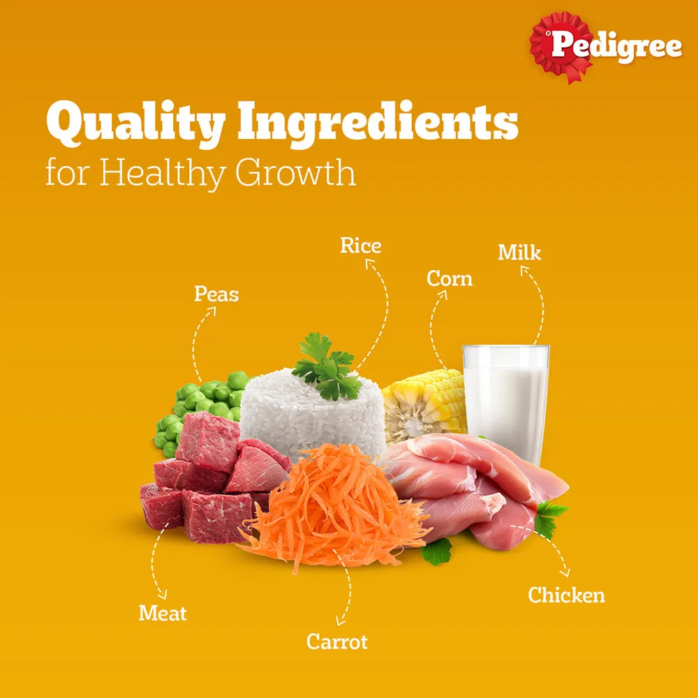 Pedigree Meat & Milk Puppy Dog Dry Food (Limited Shelf Life)