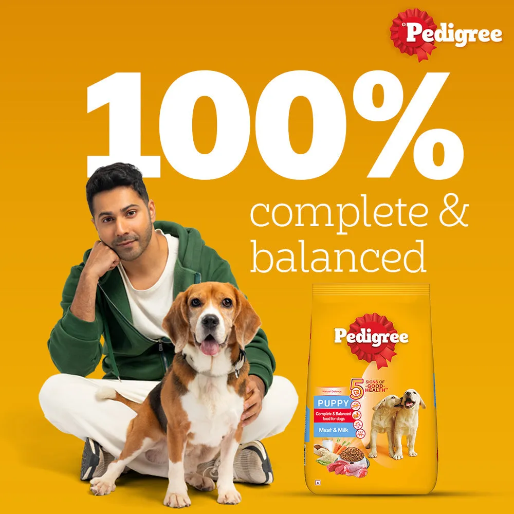 Pedigree Meat & Milk Puppy Dog Dry Food (Limited Shelf Life)
