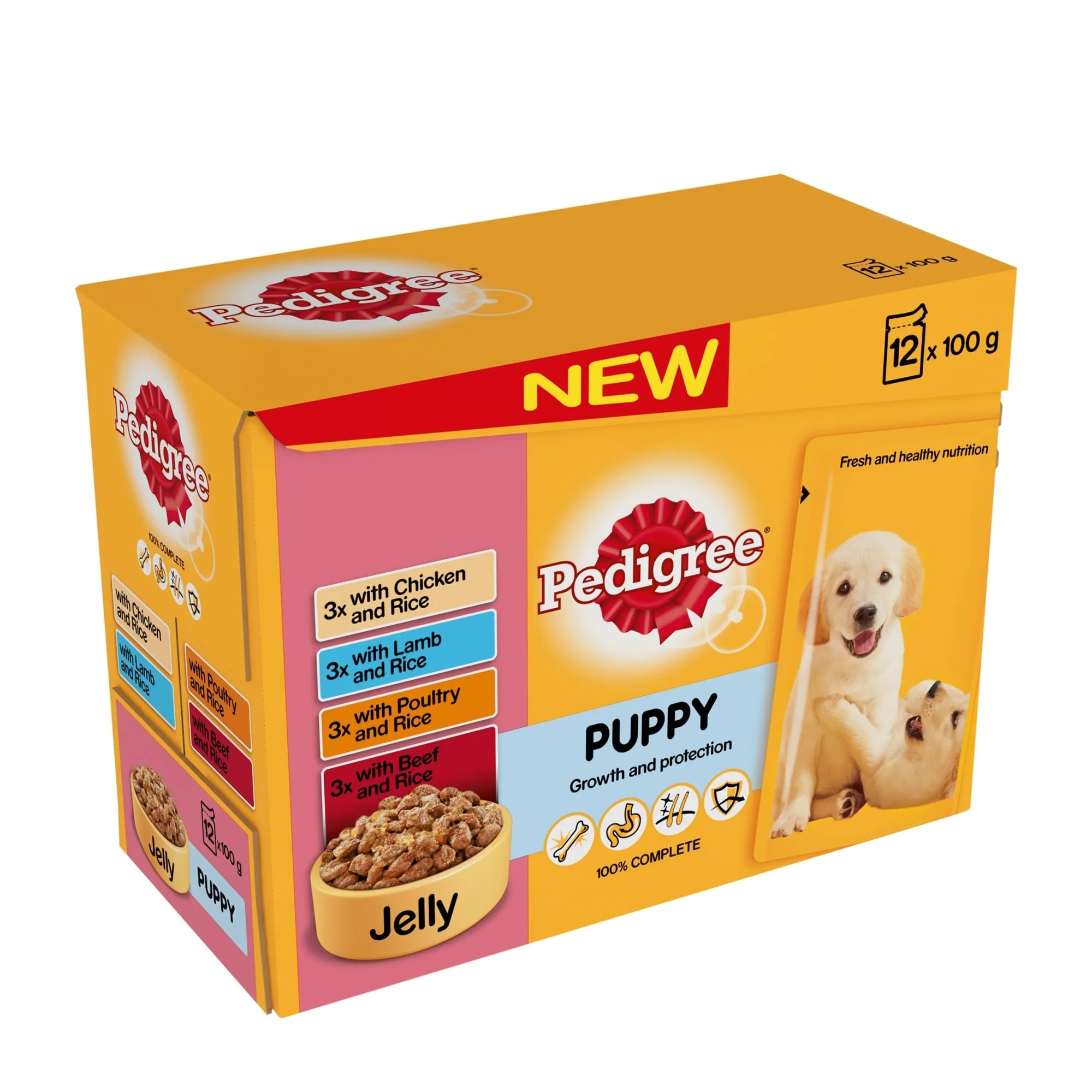 Pedigree Puppy Pouch Variety with Jelly
