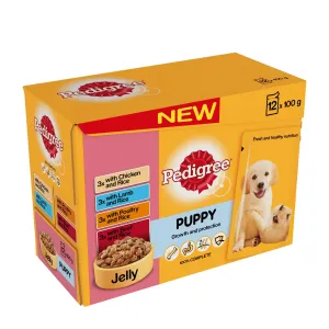 Pedigree Puppy Pouch Variety with Jelly