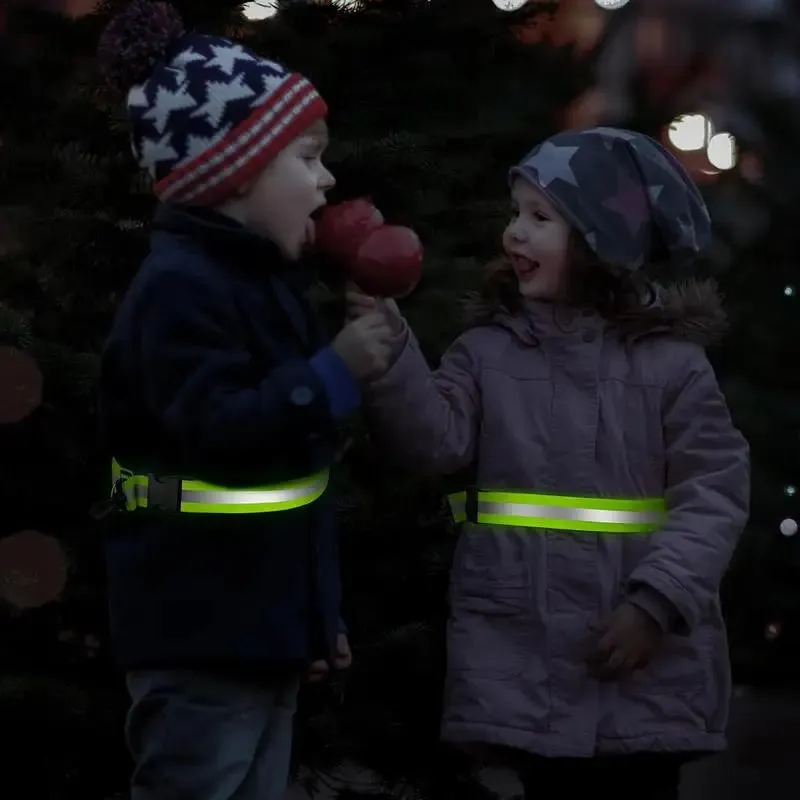 Reflective Adjustable Running Belts