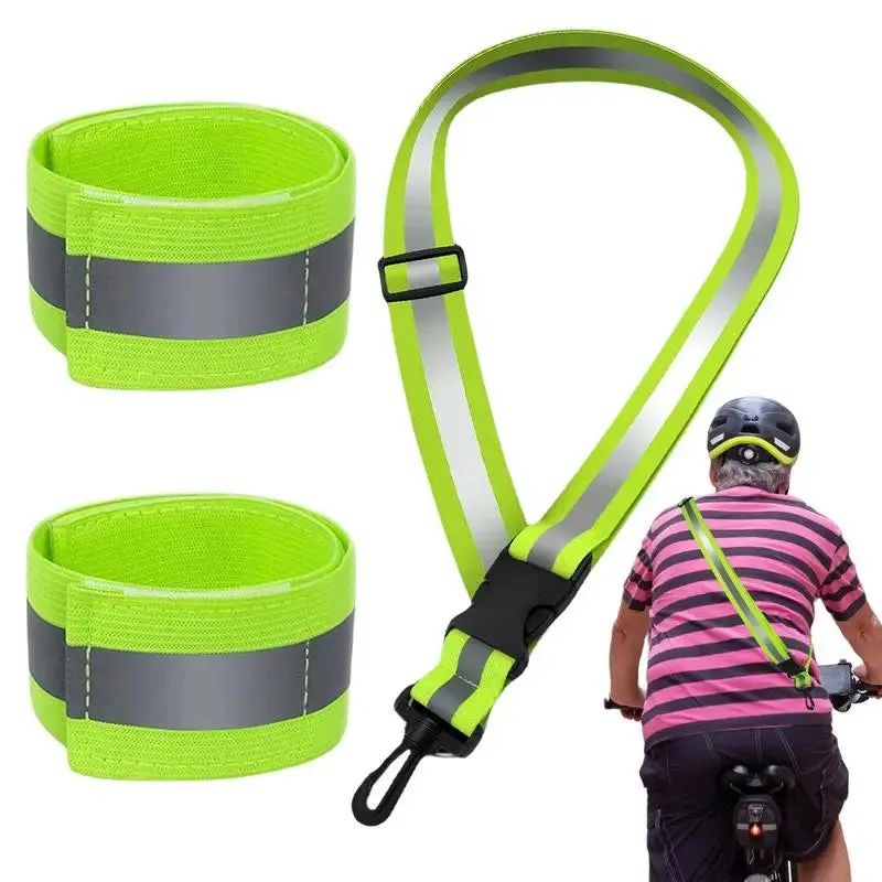 Reflective Adjustable Running Belts