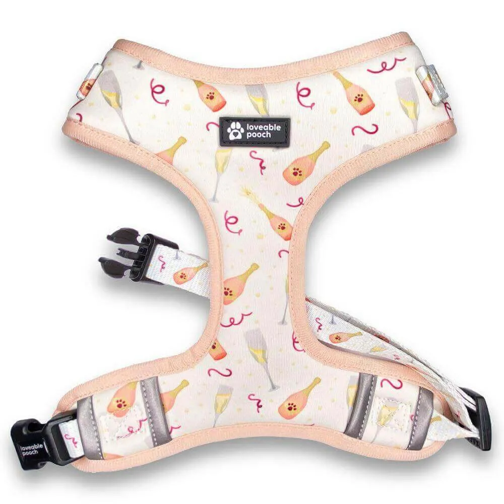 Rosé All Day Adjustable Dog Harness