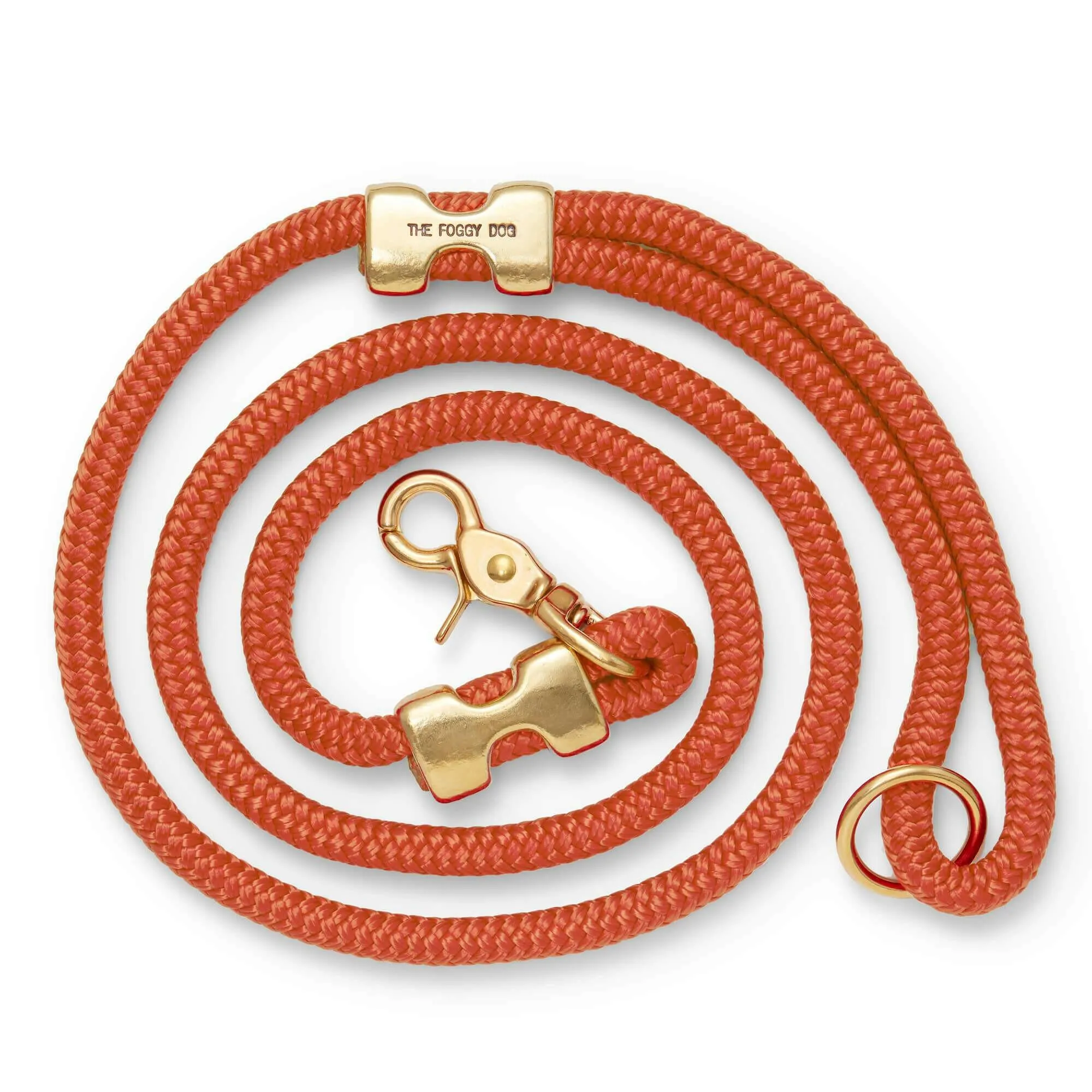 The Foggy Dog Marine Rope Dog Leash - Cider