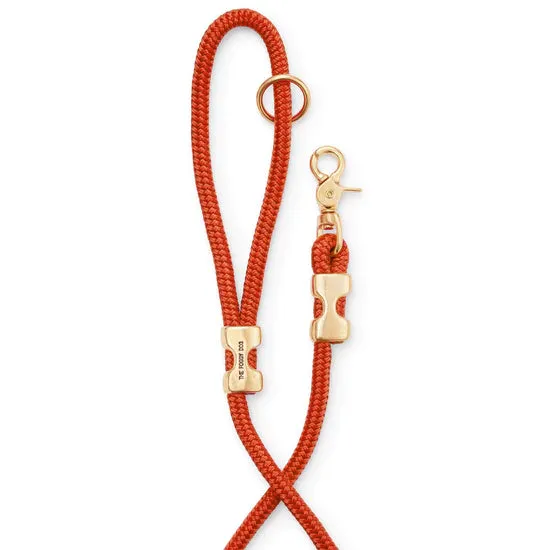 The Foggy Dog Marine Rope Dog Leash - Cider