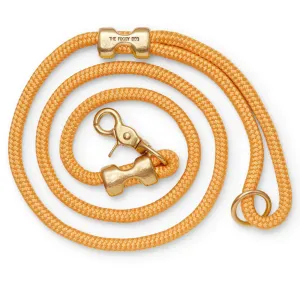 The Foggy Dog Marine Rope Dog Leash - Goldenrod