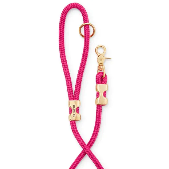 The Foggy Dog Marine Rope Dog Leash - Hot Pink