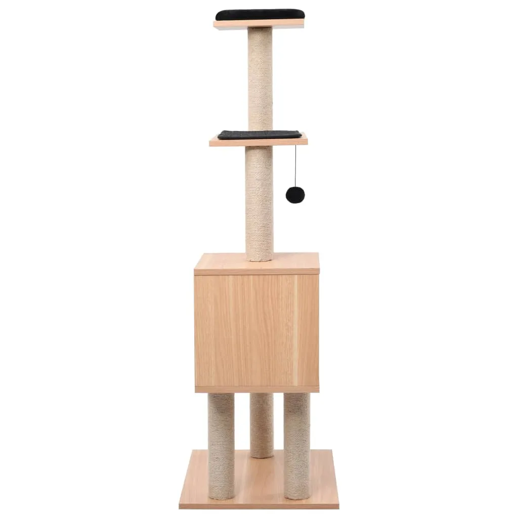 vidaXL Cat Tree with Sisal Scratching Mat 123 cm