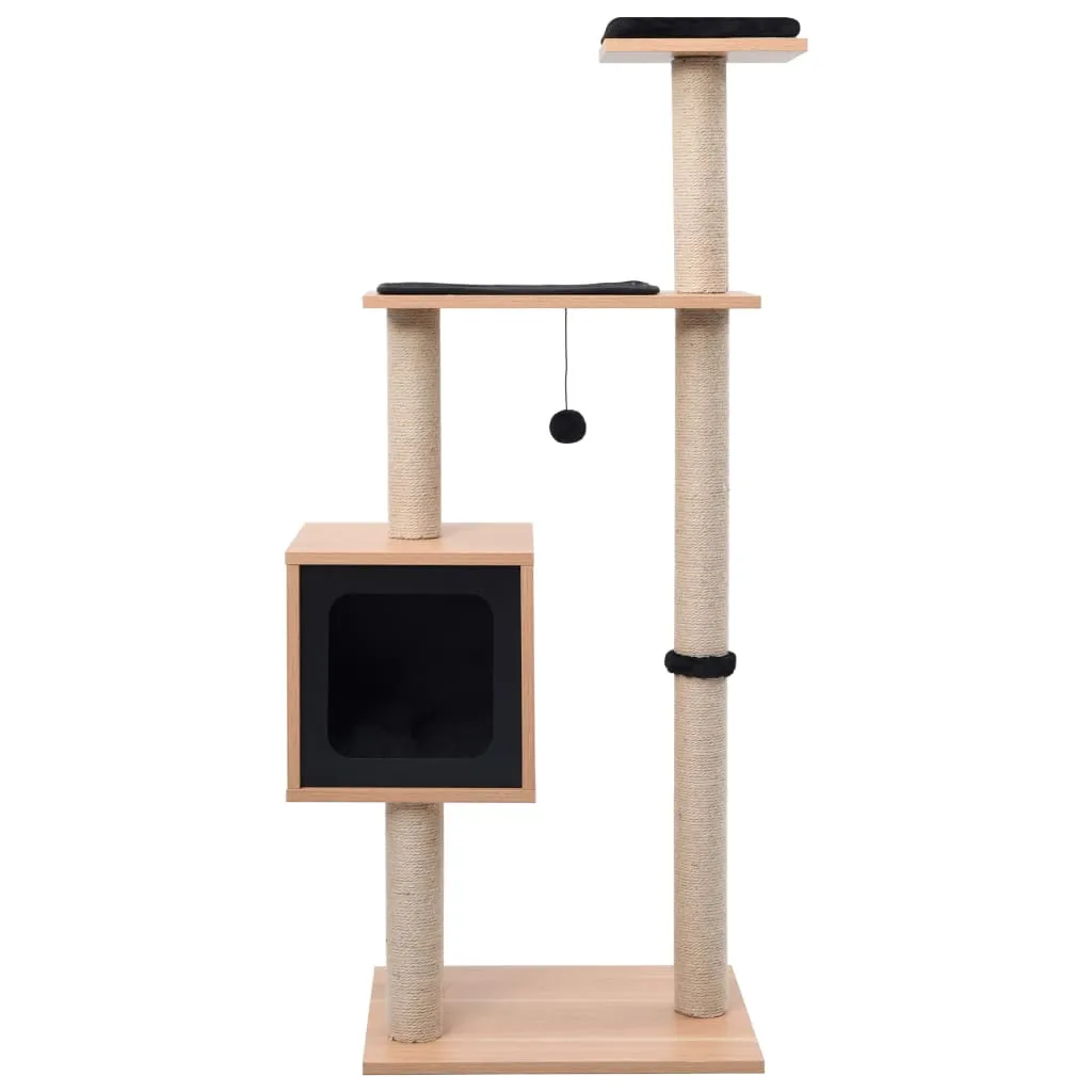 vidaXL Cat Tree with Sisal Scratching Mat 123 cm