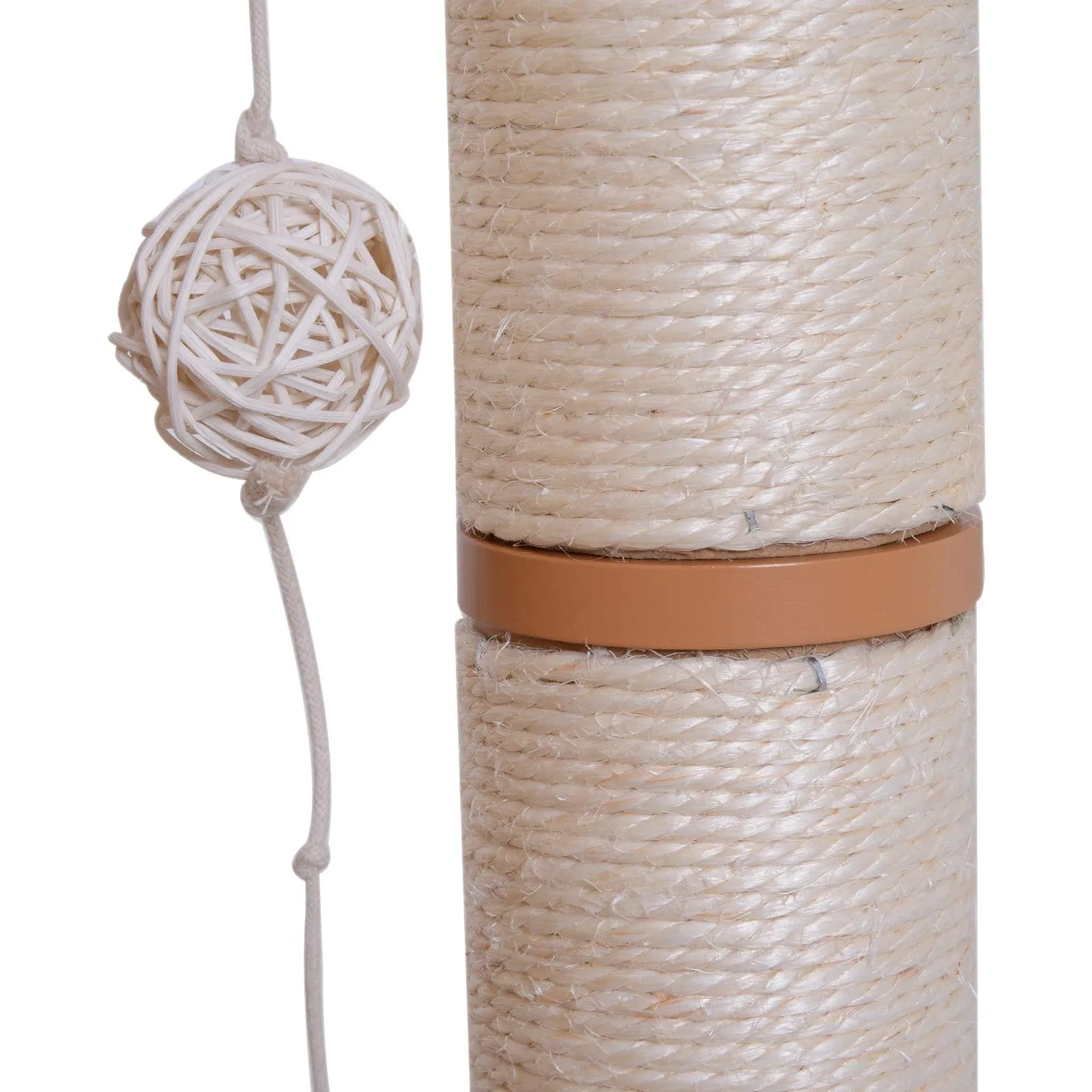 Wooden Cat Scratching Post and Activity Center