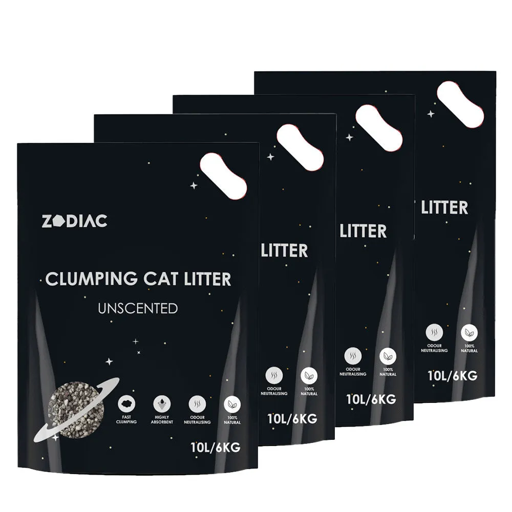 Zodiac Premium Dust Free Clumping Bentonite Cat Litter Unscented